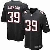 Nike Men & Women & Youth Falcons #39 Jackson Black Team Color Game Jersey,baseball caps,new era cap wholesale,wholesale hats